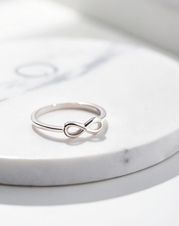“Endless Promise” Minimal Infinity Silver Ring